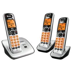 Uniden DECT 6.0 Cordless Phone With Caller ID/Call Waiting&2 Extra Handsets ECO Mode Power