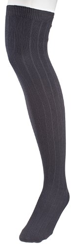 Men's Classical Ribbed Over the Knee Extra Soft Cotton Knit Dress Socks