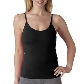 960 Bella Ladies' Cotton/Spandex Camisole Shelf-Bra Tank Top