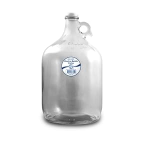 New Wave Enviro Products Glass Bottle, Clear, 1-Gallon