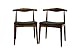 Sonore Solid Wood Mid-Century Style Dining Chair, Set of 2