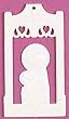 5 inch Holy Family Wall Plaque - White - 10 Pack