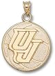Utah Jazz Basketball 3/4" Charm/Pendant -14K/10K, Stainless Steel or Gold Plated