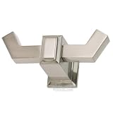 Atlas hardwares - home accents - sutton double hook in brushed nickel
