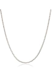 Sterling Silver 1.2mm Sparkle Chain Necklace
