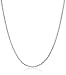 Sterling Silver 1.2mm Sparkle Chain Necklace, 24