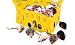 Zanies Realistic Mice Cat Toys - Hours of Fun - Set of 20 - White / Gray / Black