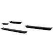 Black Ledge 4-pc. Shelf Set - L414B