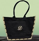 Harlequin Sassy Tote w/ Initial D