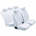 Auto Schonbezug / KFZ Sitzbezug Set Weiß White one