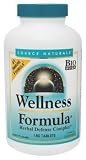 Source Naturals - Wellness Formula, 180 tablets