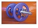 Purple Plastic Dumbbell Photographic Print, 24" x 18"