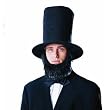 Abraham Lincoln Costume Hat With Beard