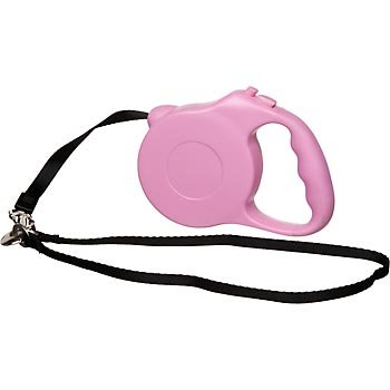 PETCO Retractable Pink Cord Leash for Dogs