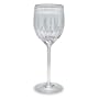 Vintage Jewel Platinum Crystal Goblet [Set of 4]