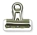 Industrial Grade 2WFV6 Bulldog Clips, 1 In W, Silver, PK36