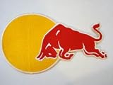 【夏期休業（9月7日～）のため⇒9月16日発送予定】【EMBLEM】アイロンでペタッ♪大人気!!!RED BULL（レッド・ブル）ワッペン（L-ライト)