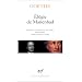 El�gie de Marienbad et autres po�mes