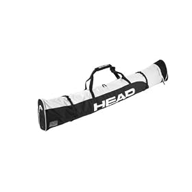 Head Unisex Double Ski Bag - Black/Grey/White, 67 lt