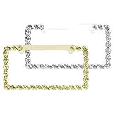 Buy Bully WL119-C Braid License Plate Frame - Chrome by Bully