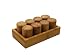 Kitchen & Housewares : Island Bamboo Mini Salt and Pepper Set, Set of 8