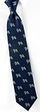 Norwegian Elkhound by Kay Nine Design navy blue polyester ties
