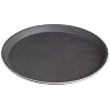 Stanton Trading Non Skid Rubber Lined 14-Inch Plastic Round Economy Serving Tray, Black