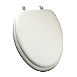 Buy Comfort Seats C1B5E2-00CH Deluxe Soft Toilet Seat with Wood Cores and Chrome... by Comfort Seats