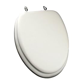Buy Comfort Seats C1B5E2-00CH Deluxe Soft Toilet Seat with Wood Cores and Chrome... by Comfort Seats now!
