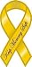 Keep Mommy Safe Yellow Ribbon Magnet