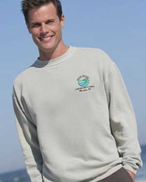 Chouinard Adult Cotton Heavyweight Crewneck Bomber Sweatshirt - Hemp - PgmDye - XX-Large