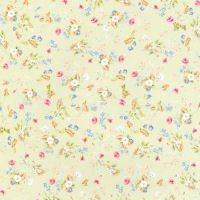 Dollhouse Wallpaper Rococo Silk Green