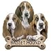Basset Hound Puppies Adult T-Shirt