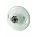 Leviton 8829-CW4 One-Piece Urea Outlet Box Mount, Incandescent Lampholder, White