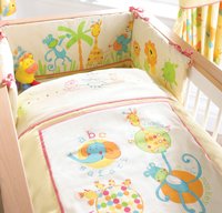 ABC Safari Cot/CotBed Quilt