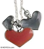 Necklace, 'Consumate Love' 16.9 L