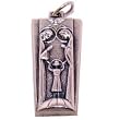Holy Family Medal - Jesus with St Joseph and St. Mary (1")