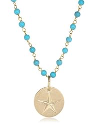 Emily and Ashley Turquoise Chain Necklace with Star Charm