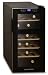 DUNAVOX DX-18.52DG Weinkühlschrank, 2 Zonen, 18 Flaschen, Innenbeleuchtung, Holzeinlegeböden, Touch Screen, top Markengerät