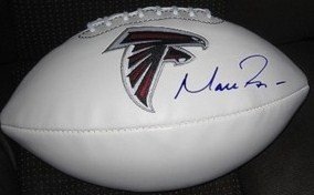 MATT RYAN SIGNED AUTOGRAPHED ATLANTA FALCONS LOGO FOOTBALL COA + HOLOGRAM