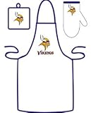 Minnesota Vikings Grilling Apron Set