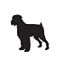Terrier Dog Pet Black Russian Terrier Car Truck Vehicle Bumper Helmet Decal Sticker Wall Art Laptop Design Skin Stickers