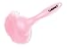 Cuisinart Soft Grip Coated Nylon 4 Inch Mesh Scrub Brush, Pink