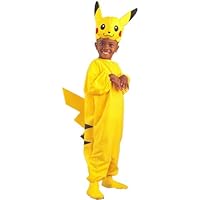 Kid's Pikachu Pokemon Costume (Size:Medium 4-6)
