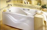 American Standard 2703.128W.020 White Ellisse 60 Whirlpool Tub with Right Hand Drain from the Ellis