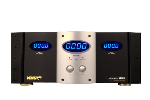 Monster Cable MPA 2250 SS Monster Home Theatre Music Reference Two Channel Power Amplifier Monster 2-Channel Amp, 250 Watt/ch Monster Cable MPA 2250 SS Monster Home Theatre Music Reference Two Channel Power Amplifier Monster 2-Channel Amp, 250 Watt/ch