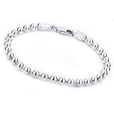 Sterling Silver Beaded Bracelet 7