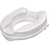2" Raised Toilet Seat without Lid, Retail, White