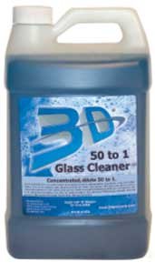 3D 50-To-1 Glass Cleaner 1 Gallons