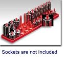 6 Pc. Hansen Socket Tray Organizer Set 1/4",3/8",1/2"